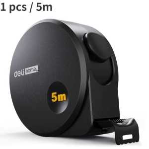 Deli Home Meteran Roll High Precision Self Lock Tape Measure 19 mm 5 m - HT8519