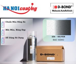 Sơn Xịt Xóa Vết Xước Ô TÔ TOYOTA HILUX Màu BẠC SÁNG Code 1D6 - SILVER MET Chính Hãng D-BOND Chất Lượng Cao