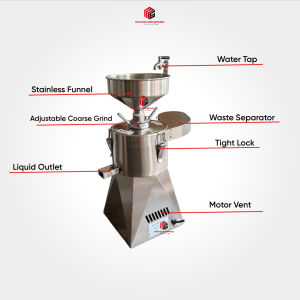 MONARIS Soya Milk Machine Separator Grinder 2in1 Soya Grinder and Separator