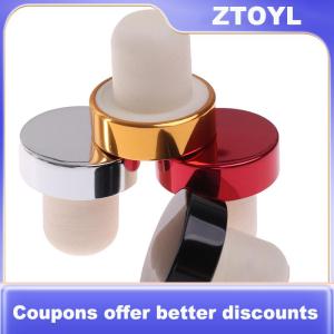 【ZTOYL】 10PCS Polymer T-shape Red Wine Stoppers Cork Bottle Plug Sealing Cap Corks
