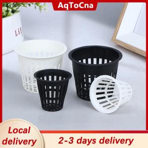 [COD] AqToCna Ship within 24 hours 10Pcs 2 Inch 3 Inch Grow Orchids Hydroponics Cups Planting Mesh Pot Soilless Net Basket Slotted Colonization Container