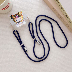 Zeallion phổ áo hình con chó hoạt hình ngộ nghĩnh khung túi điện thoại kẹp sau dây buộc giá đỡ chuỗi Clip điện thoại thông minh trường Hợp Chủ dây đeo chéo thân giá đỡ điện thoại