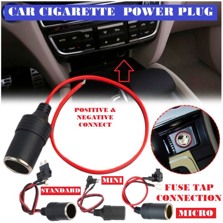 Car Charger Adapter Car 12V Port Lighter Socket Splitter DC Power Plug
