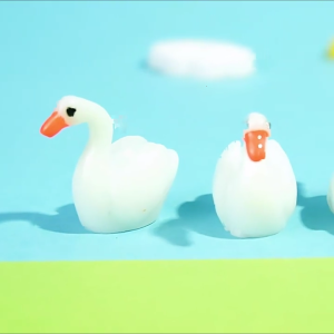 100Pcs Miniature Animal Figurines Resin Craft Accessories for Garden Moss Landscape Tabletop Ornament Accessories