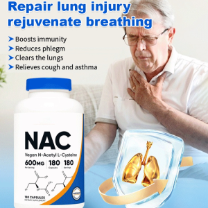 Imported Lung-Strengthening Soothing And Cleansing Capsules For Respiratory Regulation (180 Capsules/bottle)