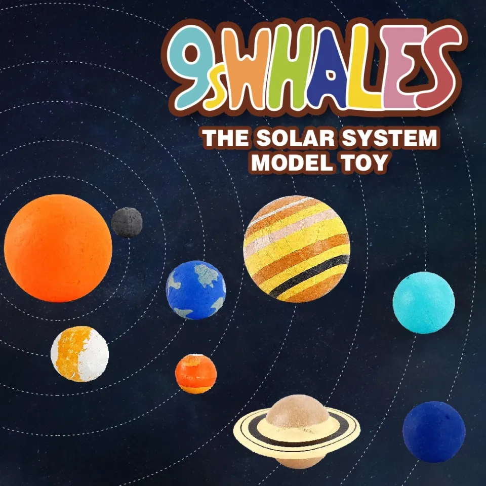 9pcs Simulation The Solar System Plastic Cosmic Planet Universe