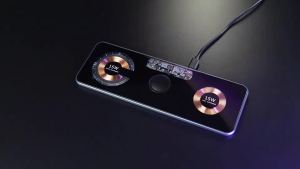 3 in 1 Wireless Charger Foldable Clear Glass Portable 15W Fast Charger for iPhone 14 15 13 12 Air Pods  Watch 8  S22