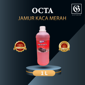 Penghilang Kerak Jamur Kaca Mobil Merah OCTA 1L High Quality