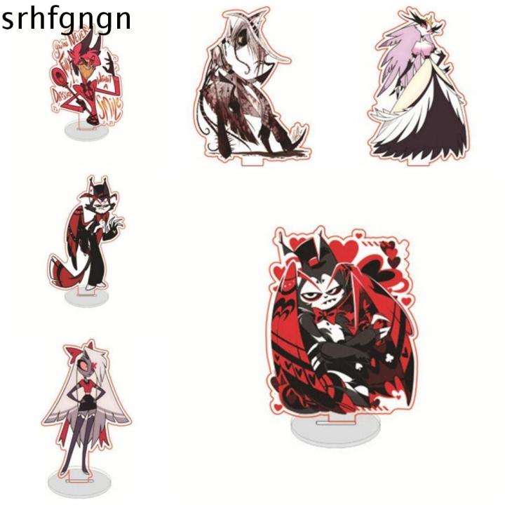 SRHFGNGN Anime Hazbin Hotel Acrylic Stand Acrylic Alastor Anime Hazbin ...