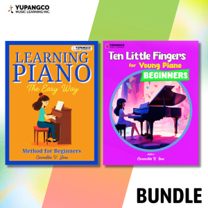 Carmelita V. Joses Piano Learning Bundle: Ten Little Fingers For Young Piano Beginners & Learning Piano the Easy Way Method - New & Authentic New Condition