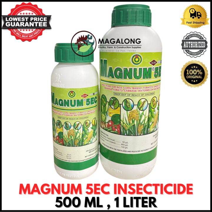 MAGNUM 5EC INSECTICIDE - CYPERMETHRIN - 500 ML, 1 LITER | Lazada PH