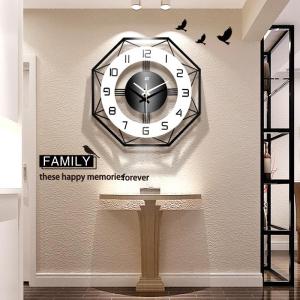 HOL Hot sale Nordic Style Wall Clock Silent Transparent Acrylic Clock Home Living Room