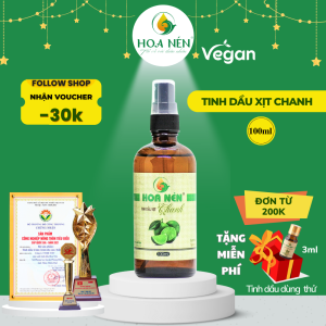 Tinh dầu Xịt Chanh 100ml - Hoa Nén - Giúp khử mùi diệt khuẩn thơm phòng.