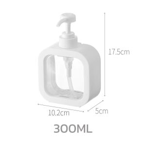 Large Capacity Soap Dispenser Box/Square Empty Bottle For Hand Sanitizer Cosmetics Shampoo Body Wash Lotion
