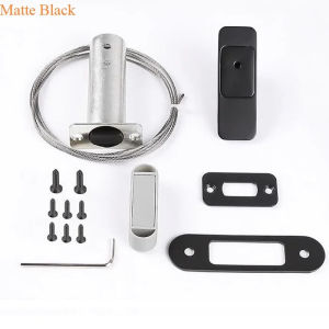 1Piece Zinc Built-in Push To Open Conceal Door Bolt Latch Magnet Catch With Pulling Wire Trigger