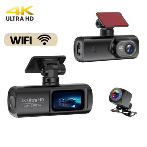 Dash Camera for Cars 4K Front and 1080P Rear Car Camera with Super Night Vision and 24-Hour Parking Monitor Parking Assistance Supports 256GB Max