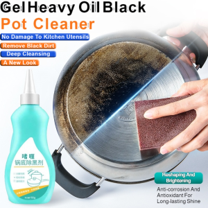 Multifunction Pot Bottom Cleaning Gel Black Pan Stainless Steel Cleaner Gel Cookware Polisher Stain Remover