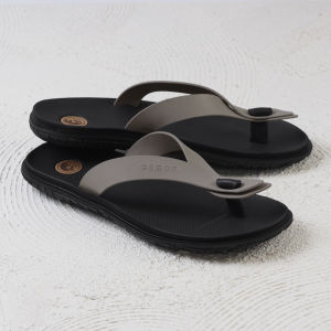 Sendal Pria Dewasa Keren Viral CAMOU KEENAN CARBON Hitam Bahan Karet Anti Licin Kuat Awet Nyaman Trendy  Untuk Jalan Casual Santai