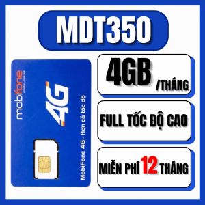 Sim 4G Mobifone Gói MDT250A (4GB/Tháng) Dùng Free Data trong 1 NĂM Sử Dụng Trên Toàn Quốc FREESHIP - CHƯA KÍCH HOẠT