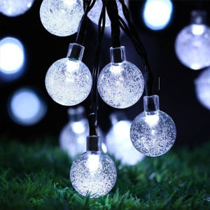 30 LED Solar bubble ball Lights Fairy String Lights Outdoor Waterproof Christmas Lights LED String Light Outdoor Indoor