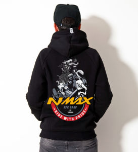 Sweater hooodie club motor nmax series jaket motor nmax bahan cotton tebal SAKTY SHOP
