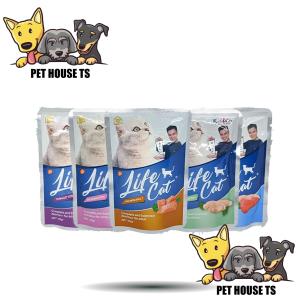 Makanan Kucing Lifecat Pouch 85g All Varian Adult Kitten Makanan Basah