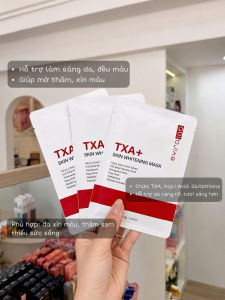 |Quà 550K| Mặt Nạ Dưỡng Trắng EVIRALAB TXA+ Hộp 10x23g Hỗ Trợ Mờ Thâm Nám Cấp Ẩm Cho Nữ Văn Phòng Da Xỉn Màu