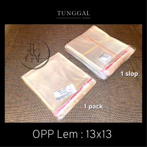 (GROSIR - 1000 lembar) Plastik OPP Lem - ukuran 13x13 14x14 15x15 16x16 17x17 cm - tebal 0.17 mikron ada lem perekat : untuk plastik roti plastik snack souvenir plastik undangan pernikahan plastik masker bungkus jajan pasar plastik cookies