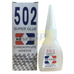 502 Super Glue Original Cyanoacrylate Adhesive Tarpaulin Acrylic Glue Quick Dry 8g