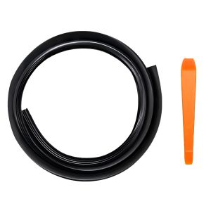 SEAMETAL Car Window Rubber Seal Strip 1.6meters Soundproof Dustproof Waterproof U Type Winshield Edge Gap Sealing Strips