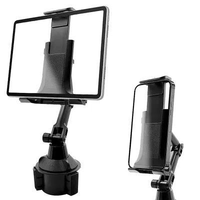 SEAMETAL Car Tablet Holder Stand Auto Cup Holder Adjustable IPad Brackets Support Smartphone Stand For 6-12.9in