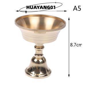 HUAYANG01 [2023 new HOT FASHION] lazlook Multi-Size Golden copper Alloy candle Holder แท่งเทียนประดับบ้าน