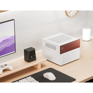 Jonsbo N4 white  Case MicroATX  รองรับฮาร์ดไดรฟ์  NAS เซิร์ฟเวอร์