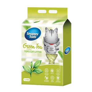 Snappy Tom Premium Tofu Clumping Flushable Cat Litter 7L (2.8KG) Pasir Kucing
