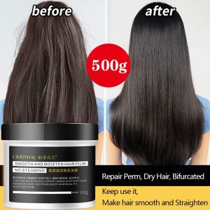 No Evaporation Mask Hair Mask Treatment Perm Dry Frizzy Damaged Hair Hair Straightening Conditioner Lotion 500g Repair Dryness Protein Repair Restore Acid Hair Treatment Nutrient Female Spa Smoothing Hair