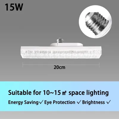 17KM LED Bulbs Long Crystal Design Crystal LED Light E27 Bulb Led Strip Light Indoor Panel Light Super Bright Socket Ceiling Lighting Daylight Chandelier Surface Light For Dining Living Room