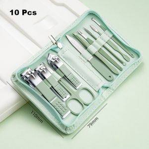 Set Gunting Kuku 35pcs Peralatan Manikur Lengkap Dengan Korek Kuping Dan Tumit Kaki Box Dompet