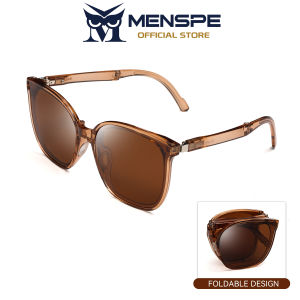 MENSPE Sunglasses Foldable Sunglasses Eyes UV 400 Protection Adjustable Hinge Adjustable Legs Integrated Nose Support Outdoor Travel