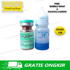 Medivac Vaksin Ayam GUMBORO A untuk 500 Ekor Ayam Untuk Pencegahan Penyakit Gumboro Pada Ayam