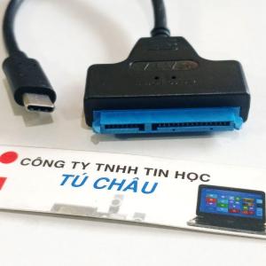 Cáp Type C ra Sata cho ổ cứng 2.5 dài 15Cm / Chuẩn USB C to SATA Cable