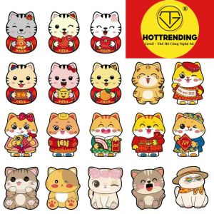 Bao lì xì chibi hoạt hình tết Quý Mão 2023 mới cao cấp đẹp độc lạ có phản quang lấp la lấp lánh Trùm Sỉ Gia Thành