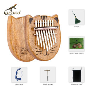 GECKO Kalimba 8-key thumb piano portable childrens adult gift K8mini CAT