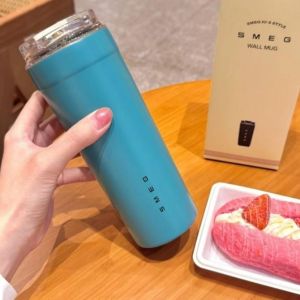 [SG In Stock]550ML Cup Cold Hot large Capacity Stainless Steel Smeg Tumbler Water Coffee Mug
