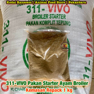 311-VIVO Eceran 1 kg - Pakan Starter Broiler - Pur Anak Ayam Pedaging