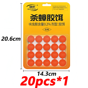 【20 years without cockroach】Cockroach killer Cockroach trapp 20pcs Coackroach killer Strong cockroach killer bait Safe&Non-toxic Gently paste&Easily placed Farewell to cockroaches Effective cockroach killer Insect repellant Cockroach trap killer