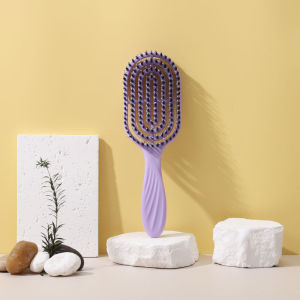 หวีนวดผู้หญิง หวีซี่โครงทรงฟู