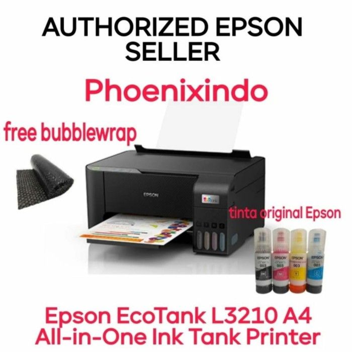 Printer Epson EcoTank L3210 All-in-One Ink Tank L 3210 Print,Scan,Copy ...