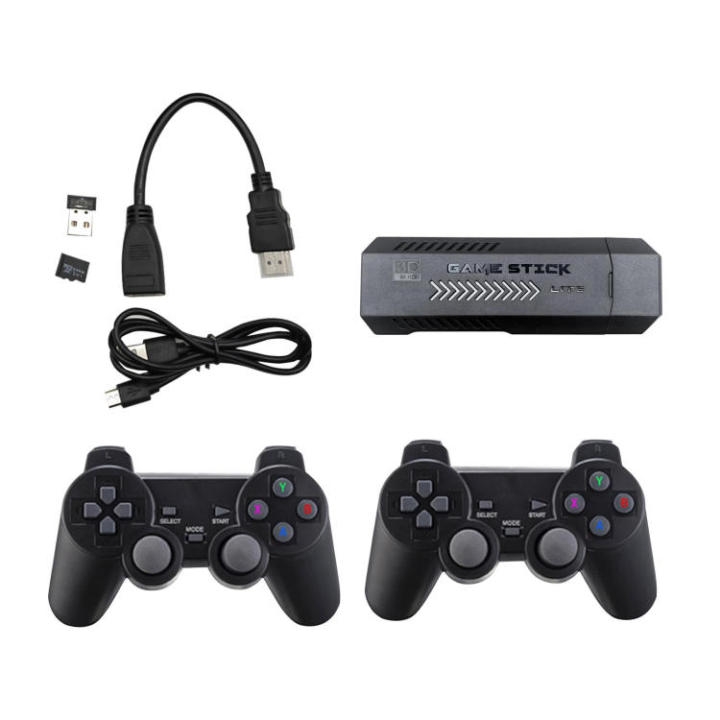 Retro Video Game Console 2.4G Wireless Console Game Stick Dual Handle