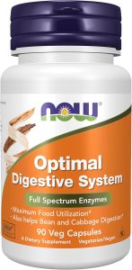 NOW Foods Supplements Optimal Digestive System Full Spectrum Enzymes 90 Veg Capsules
