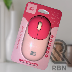 HEATZ Mouse Wireless ZM15 2.4Ghz 1600 DPI Silent Button ORIGINAL Kantor Kerja